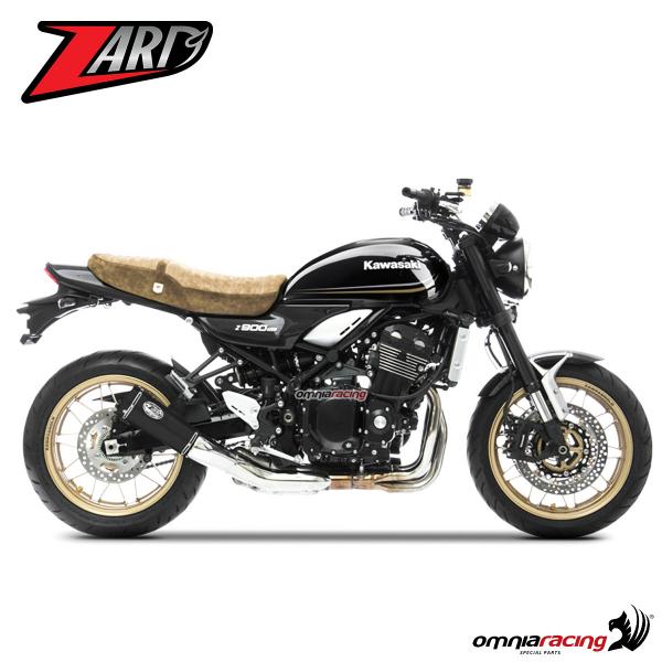 Zard terminale di scarico in acciaio nero NON omologato per Kawasaki Z900RS 2018>