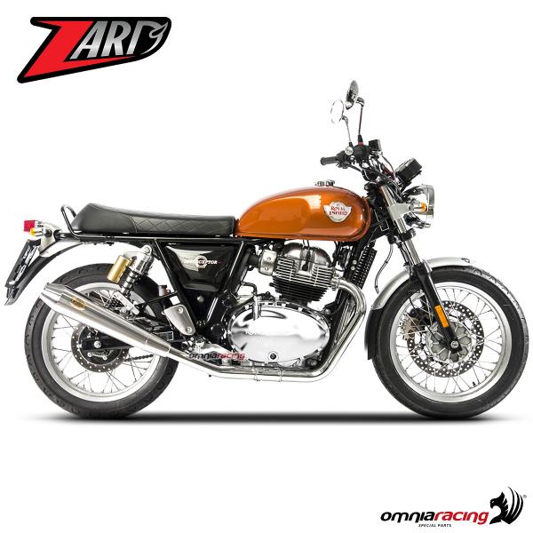 Zard pair of exhaust slipon steel silencer Conical racing for Royal Enfield Continental GT 2019>