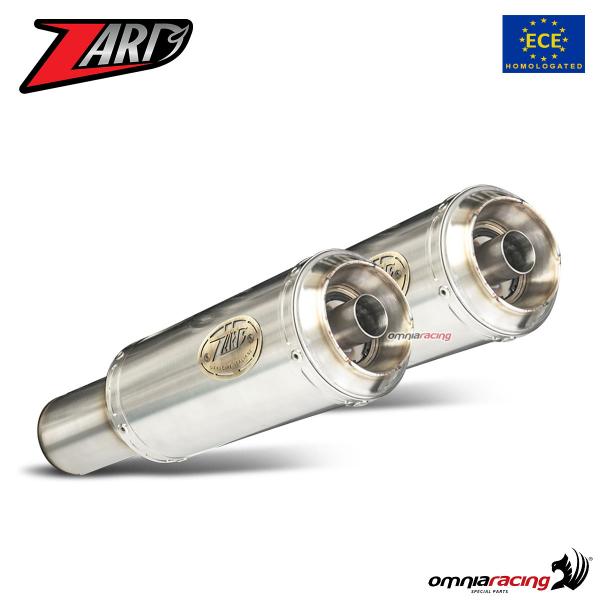 Zard SP pair of slip on exhaust steel homologated for Triumph Speed Twin 1200 2019>