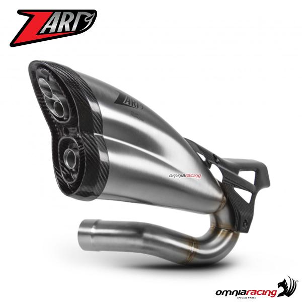 Coppia terminale di scarico Zard in acciaio racing per Triumph Rocket 3 2020>