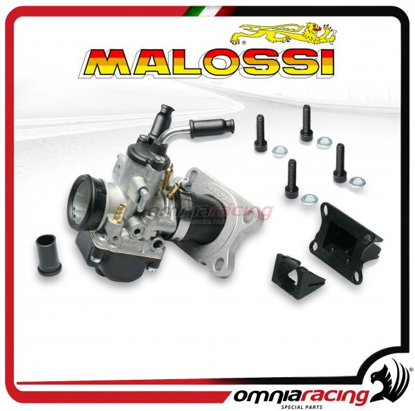 Malossi carburetor kit PHBG 21 with reed valve and cable starter for 2T Peugeot 50 XPS / XR6 / XR7