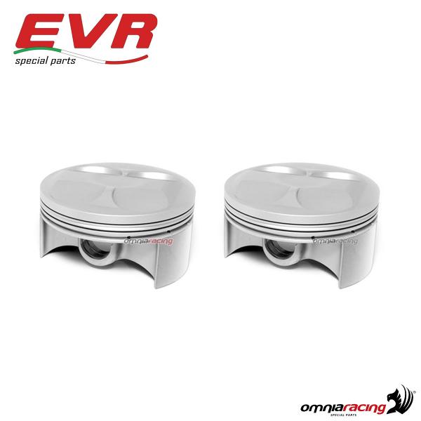 Pair of lightened EVR pistons diameter 96mm for Ducati 916 / 955 pin 21mm