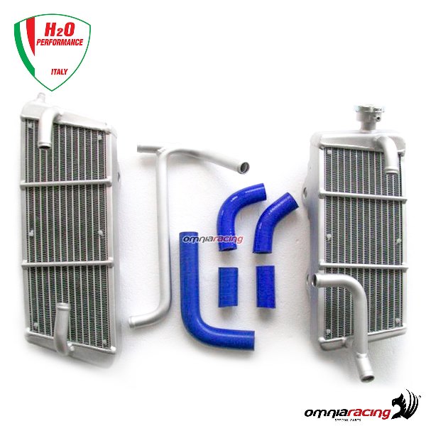 H2O Pair of aluminium Oversized water radiators for Suzuki RMZ
