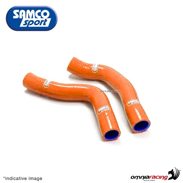 Samco hoses radiator kit color orange for KTM 690 Duke 2008>2019