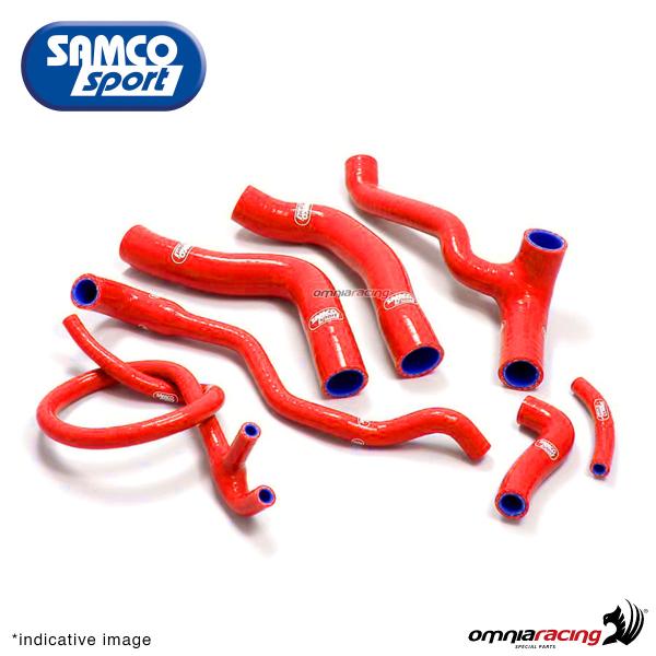 Samco hoses radiator kit color red for Ducati Panigale 1199 Superleggera 2012>2014