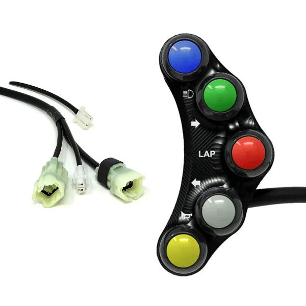 Handlebar switches JetPrime plug&play 7 button left hand Kawasaki ZX4R  Ninja 2023-2024