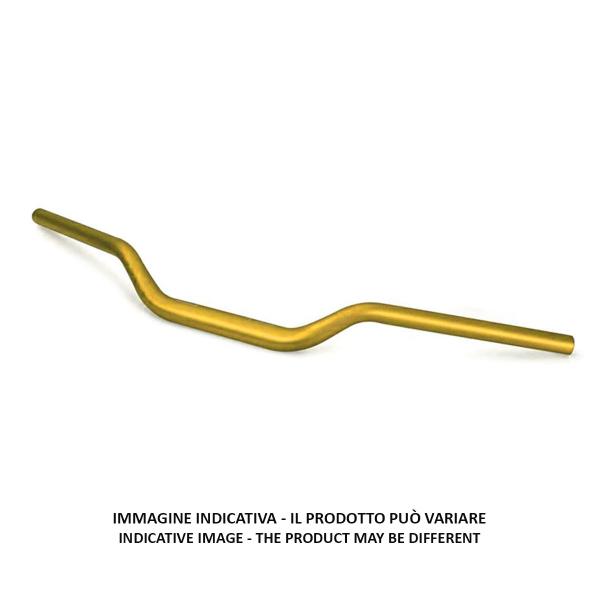 PBR handlebar diameter 28/22mm in gold ergal dimensioni 800/190/145/145/80