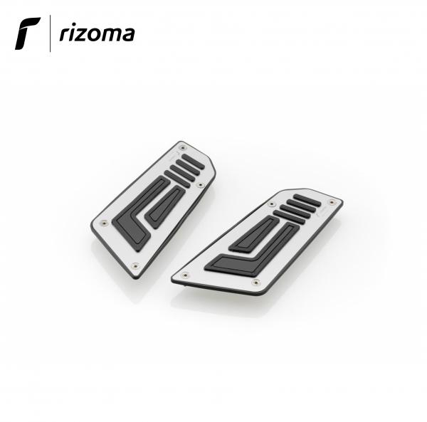 Rizoma rider footpegs silver color for Yamaha Tmax 530 2012>