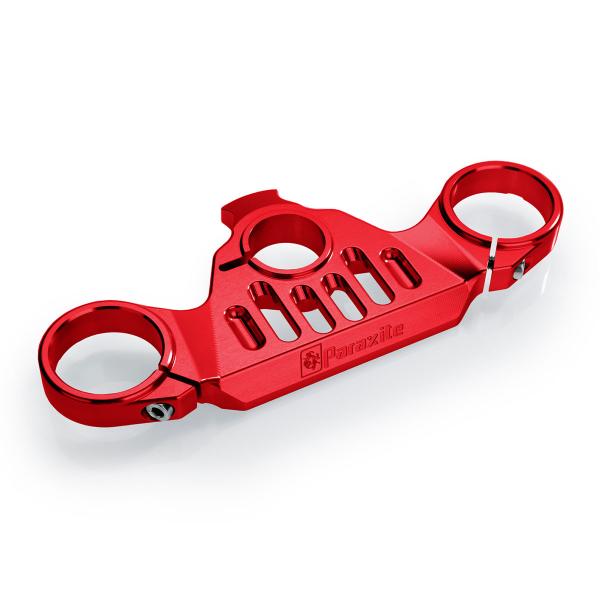 Piastra di sterzo superiore Paraxite alluminio rosso Ducati 1199 Panigale 2012-2014