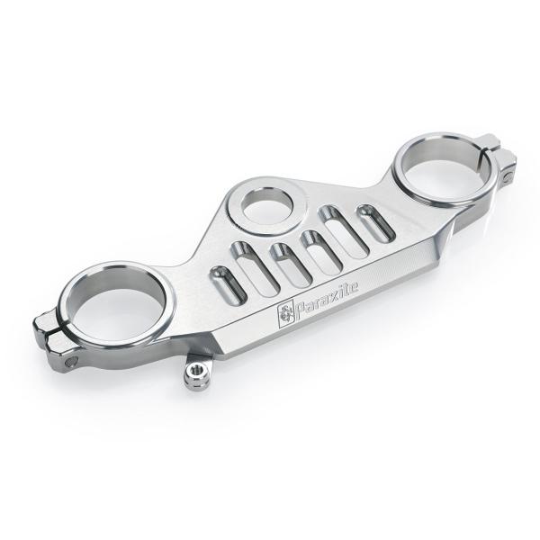 Paraxite silver aluminum upper steering plate Yamaha R1 2015-2019