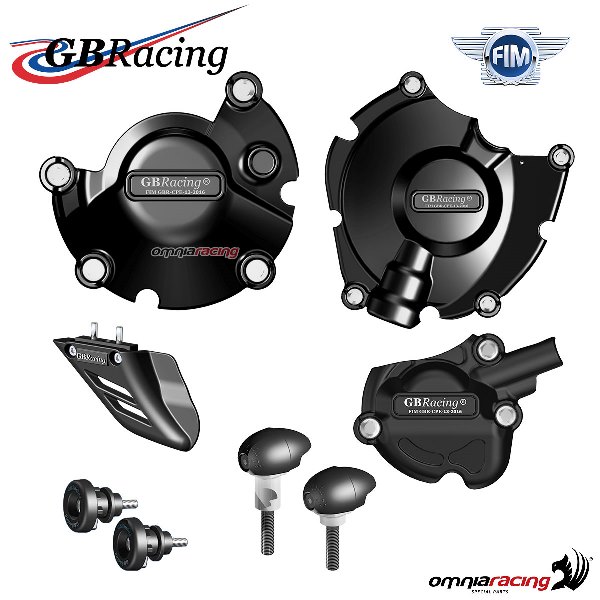 Complete protection kit engine/frame/chain GBRacing for Yamaha YZF R1/R1M 2020-2023