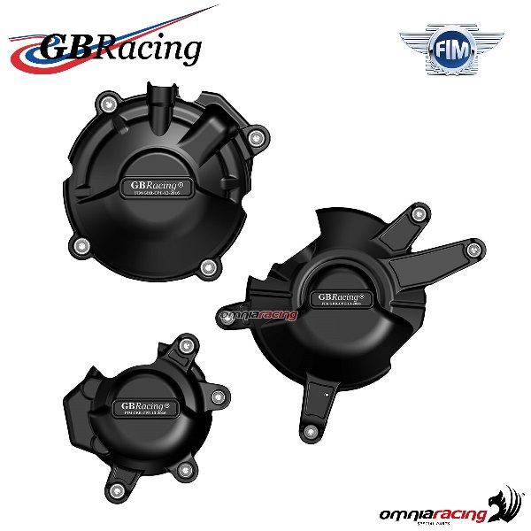 Set completo protezione carter motore GBRacing per Honda CBR650R 2019-2023