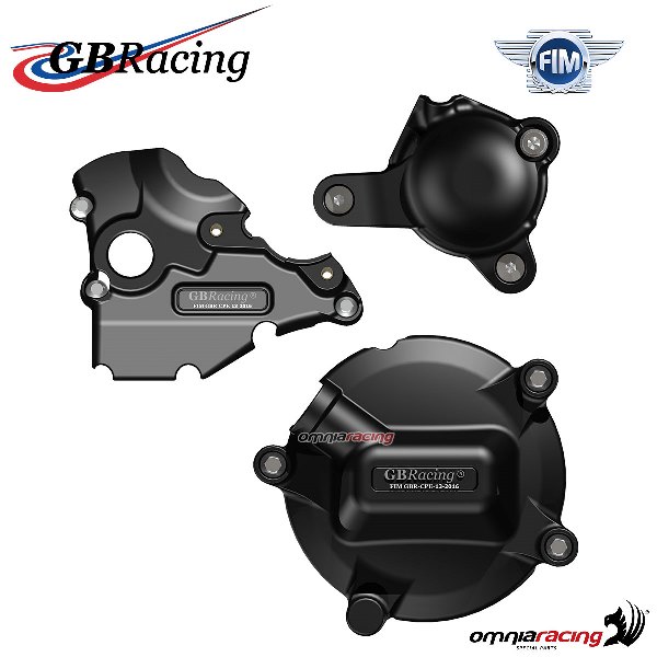 Set completo protezione carter motore GBRacing per Moto3 Honda