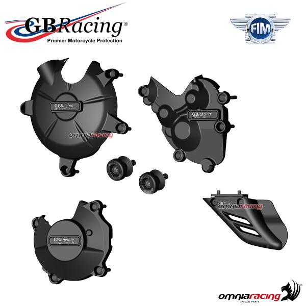 Complete motor/chain protection kit GBRacing for Kawasaki Ninja ZX6R 2009-2012