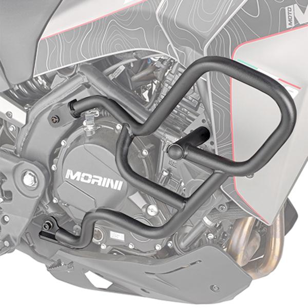 Engine guard Givi black crash bars Moto Morini X-Cape 649 2021-2023