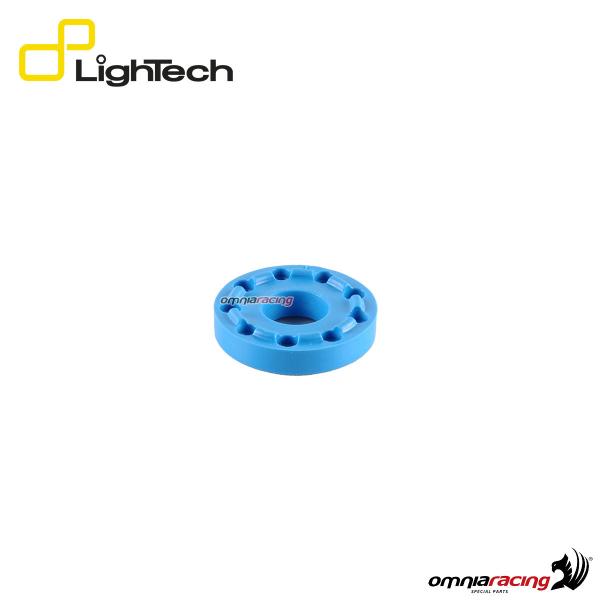 Lightech pair of rubber for protection frame / frame sliders blue color