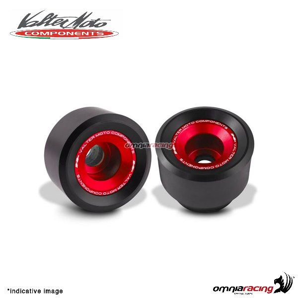 Valtermoto TRACK red frame protectors + adapters kit for BMW S1000RR 2012>2014