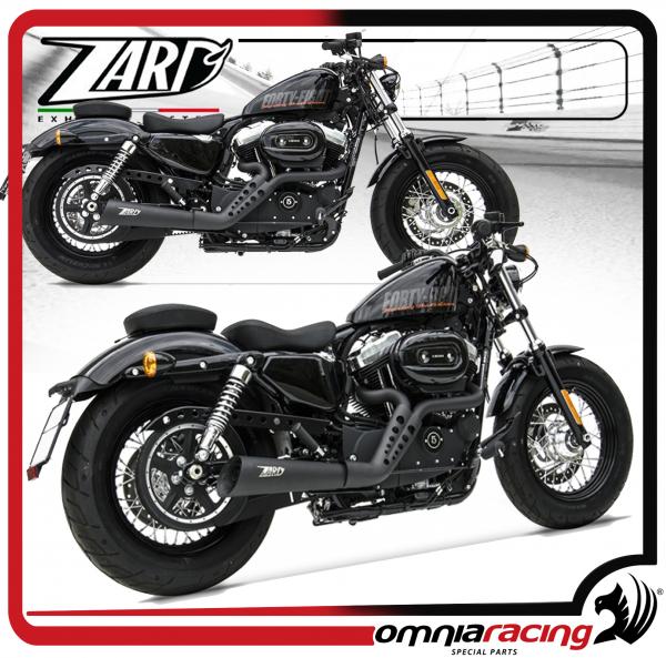 Zard Joker Black Homologated for Harley Davidson Sportster 883/1200 03>13 Full Exhaust System