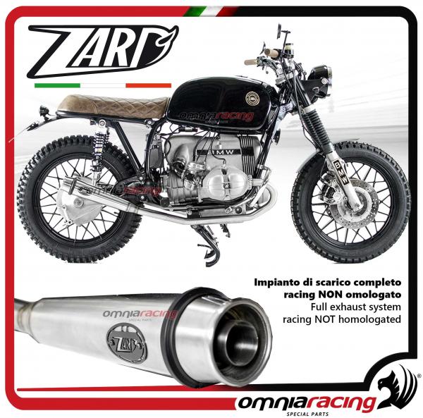 Zard Full Exhaust System Steel Silencer Racing 2 2 For Bmw R80 R100 Zbmw534skr Full Exhaust