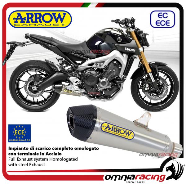 Arrow X Kone Steel Full Exhaust System For Yamaha Mt 09 Fz 09 2013 Tracer 900 2015 71812xki 71620kz