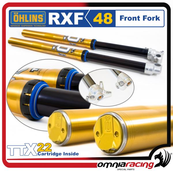 Ohlins 48RXF Front Fork Kit D 48 with TTX22 Cartridges for Suzuki RM-Z 450 2015 15>