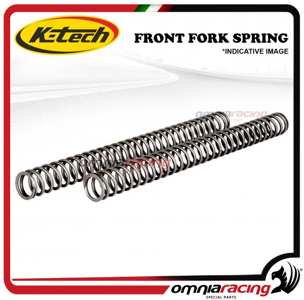 K-tech HPFS pair of front fork springs for fork cartridge Tracker Triumph / Yamaha 7.0N