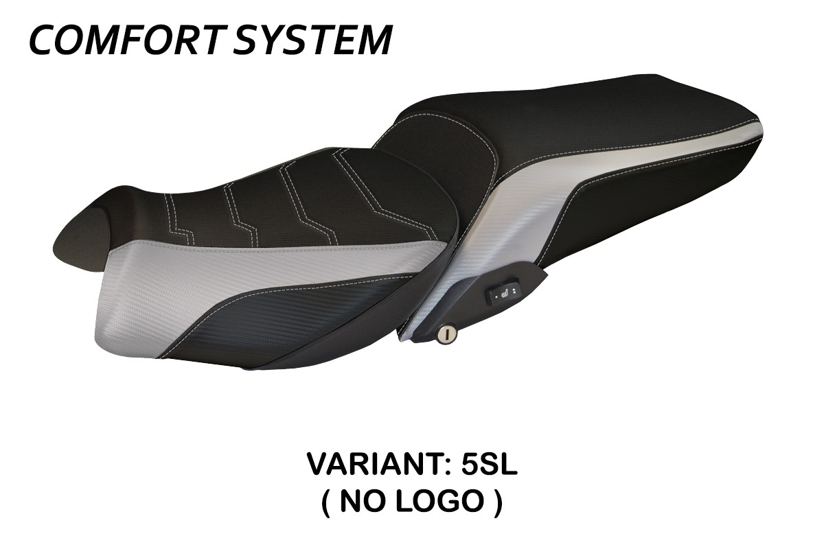 Saddle covering Alghero1 Comfort System silver BMW R1250RT 2019-2023