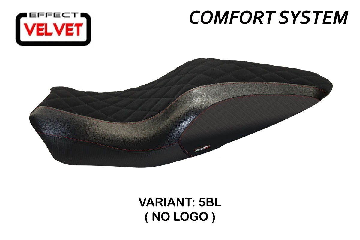 Rivestimento sella Andorra Velvet Comfort System nera Ducati Monster 821/1200 2014-2016