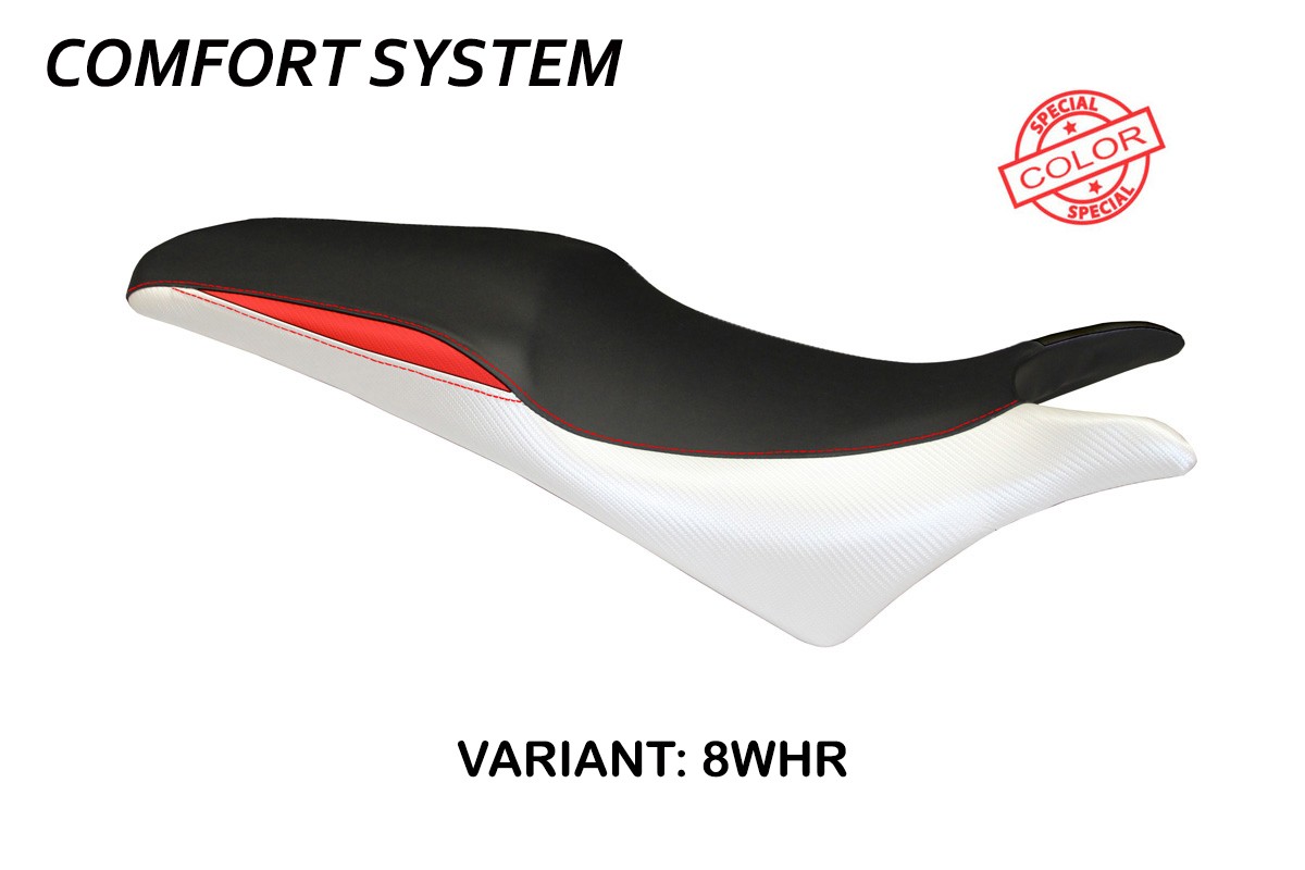 Rivestimento sella Ancona Comfort System bianca-rossa Honda CBR600F 2011-2013