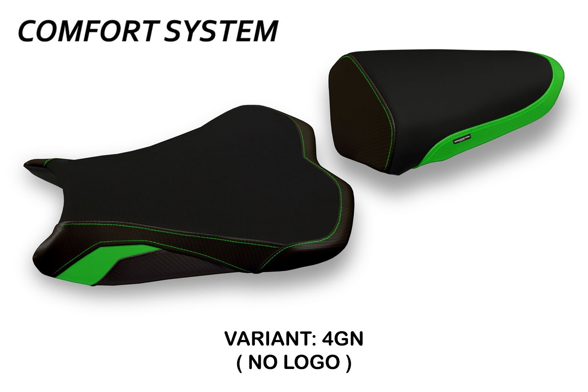 Saddle covering Agra2 Comfort System green Kawasaki Ninja ZX10R 2008-2010