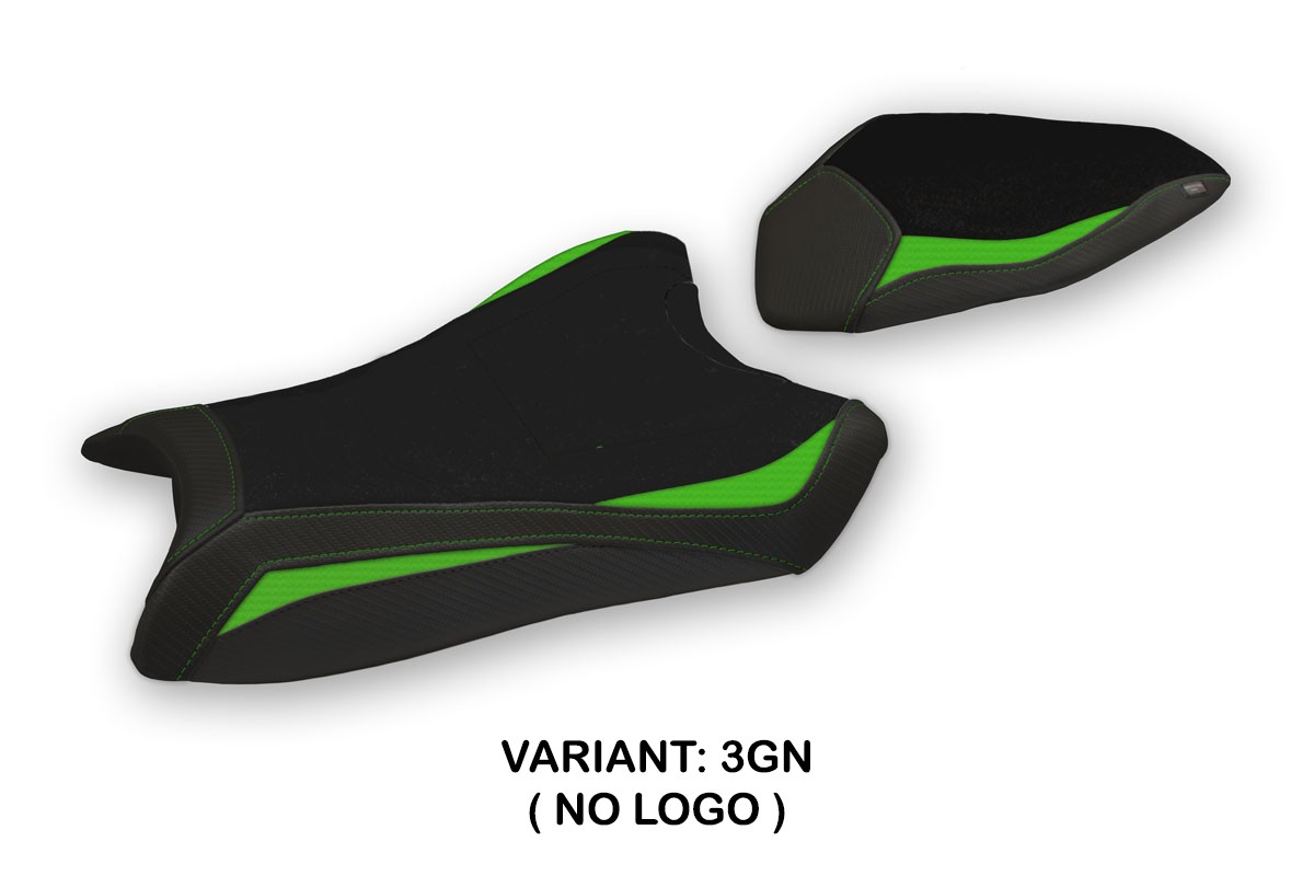 Saddle covering Alcains Standard green Kawasaki Ninja ZX10R 2016-2020