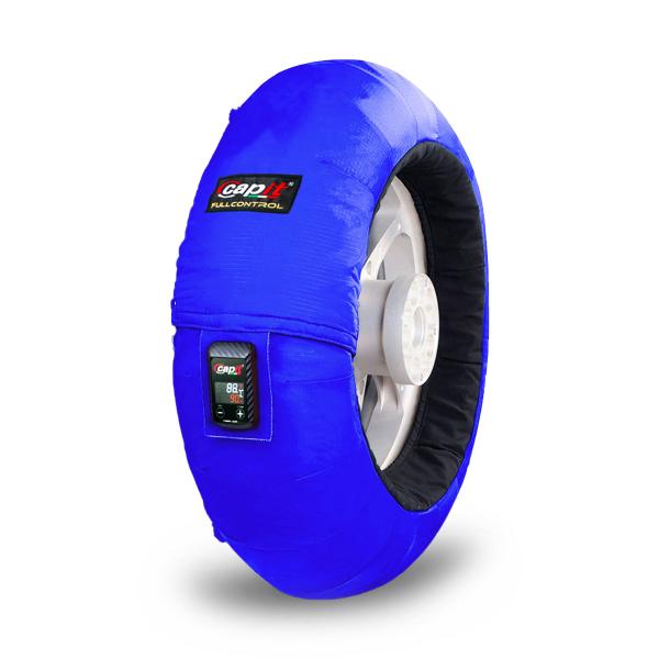 Front blue Capit tyrewarmer size M European plug