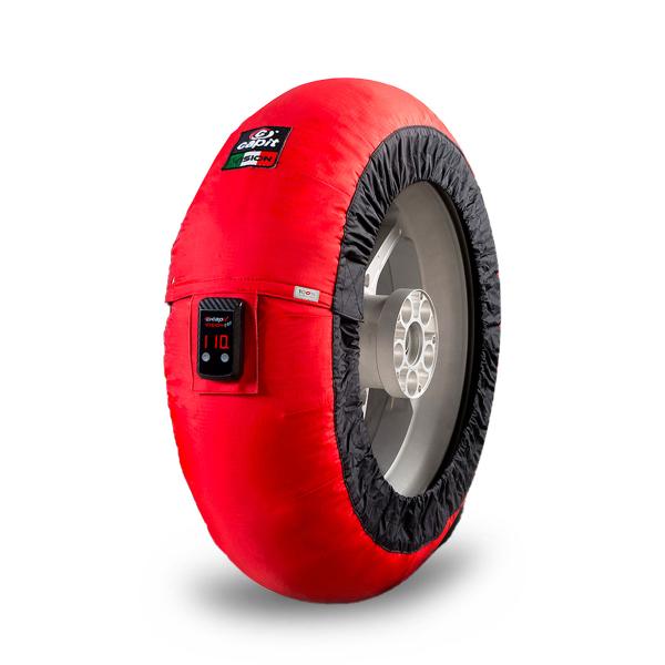 Rear red Capit tyrewarmer size XL USA plug