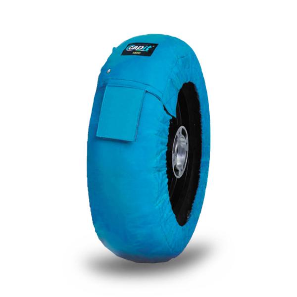 Front blue Capit tyrewarmer size SGL 12 FR Australian plug