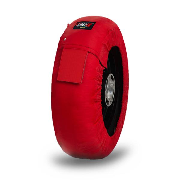 Front red Capit tyrewarmer size SGL 12 FR United Kingdom plug