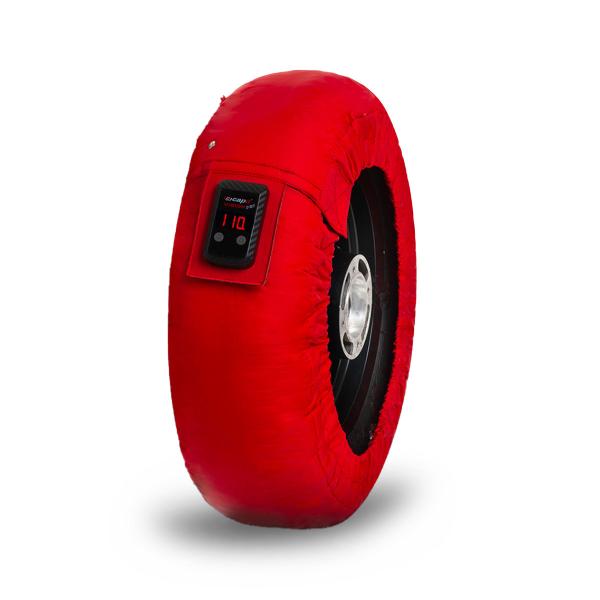 Front red Capit tyrewarmer size SGL 12 FR Australian plug