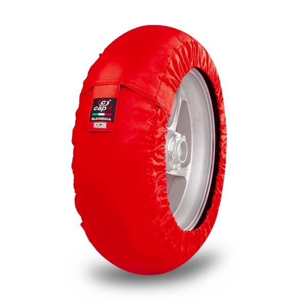 Front red Capit tyrewarmer size 400 Series FR European plug