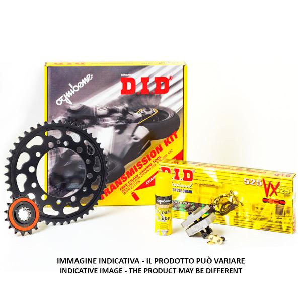 Transmission kit DID Professional 428 chain 45 rear/15 front sprocket Cagiva Aletta 125 Electra 1987
