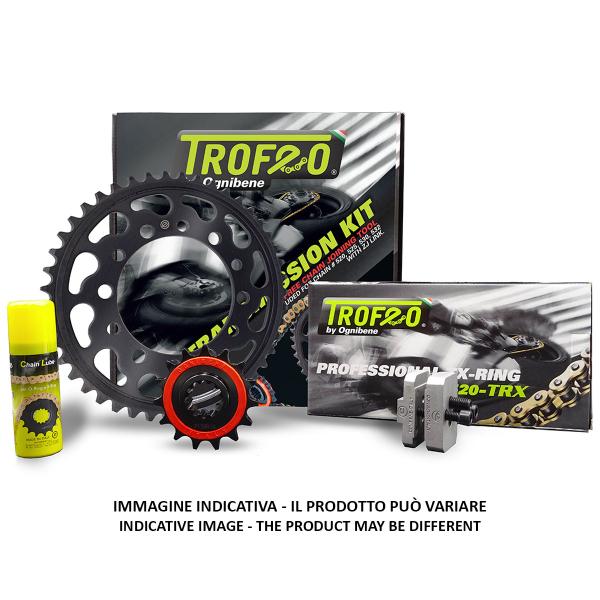 Transmission kit Trofeo 525 chain 45 rear/16 front sprocket Yamaha MT07 2014-2022