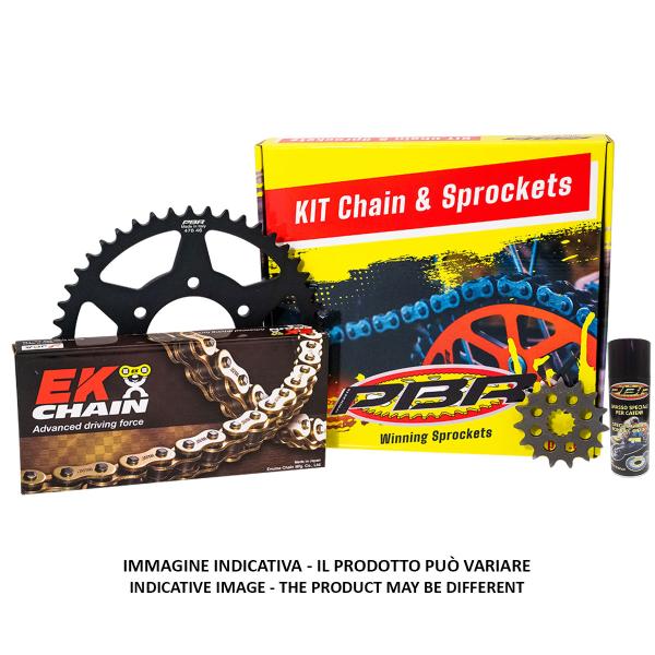 Transmission kit PBR 428 chain 48 rear/14 front sprocket Yamaha YZF-R125 ABS 2008-2018