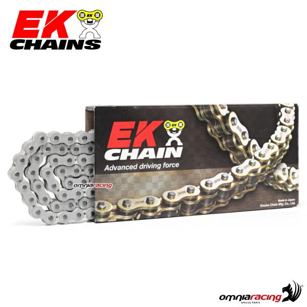 Chain EK size 525, 116 side links for sport bike and ATV with Quadra X-ring