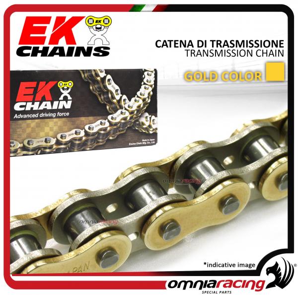 Chain EK for Kart 110 side links color gold