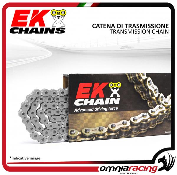 Chain EK size 525, 118 side links for street bike with O-ring