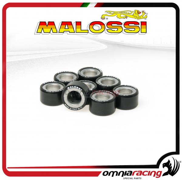 Malossi 8 rulli HTroll diametro 25X17 gr.15 per Piaggio Beverly 400/500